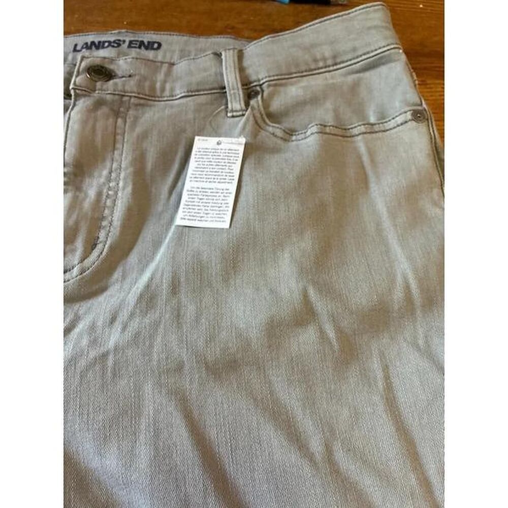 Lands-end Women's Grey Jeans